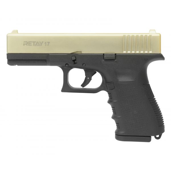 СХП Охолощенный пистолет Retay 17 Glock, кал. 9 мм, сатин